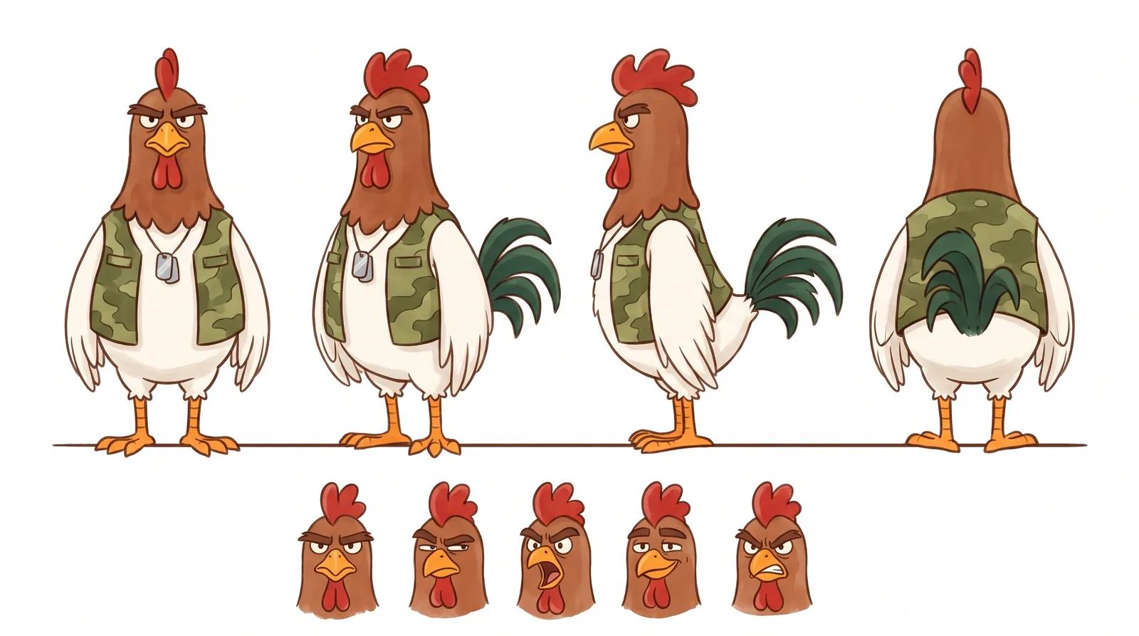 Colonel Cluckson character turnaround