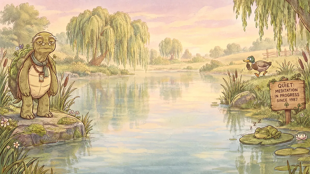 Solomon's Zen Pond: Meditation in progress since 1987.