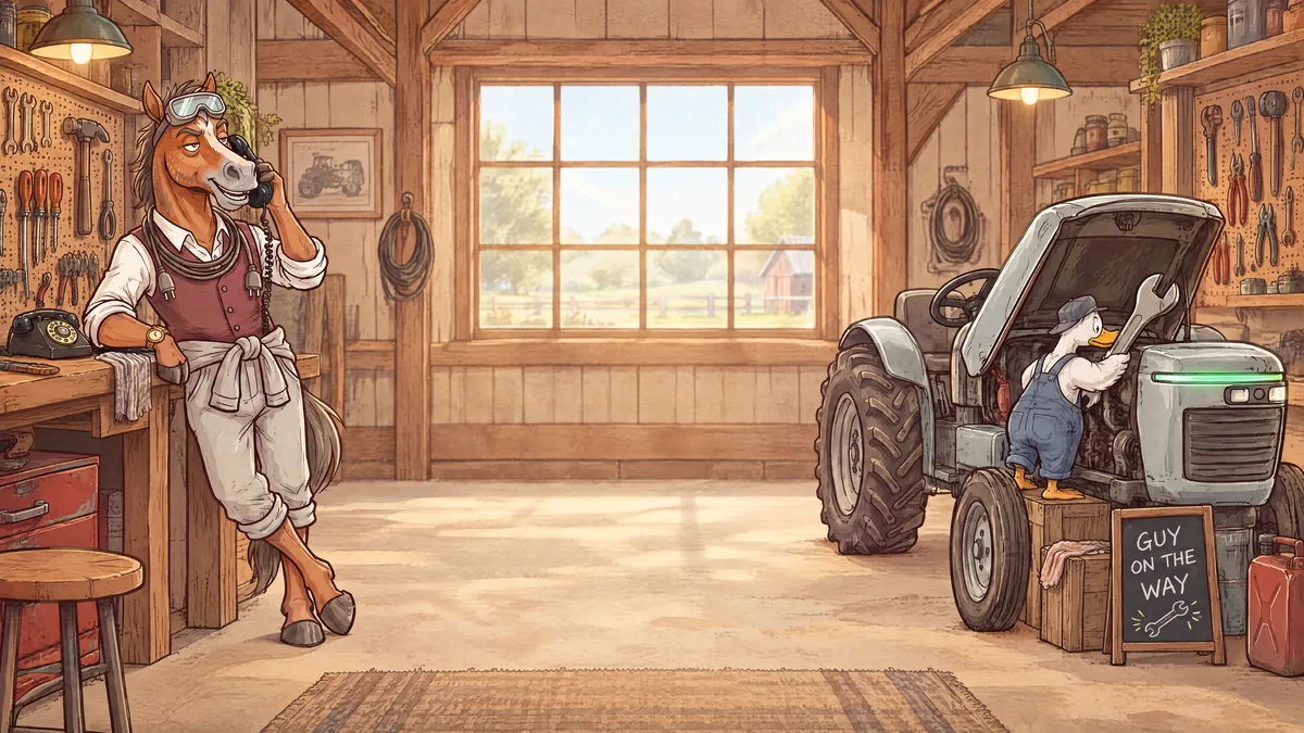 Wattson's Garage: Guy on the way.