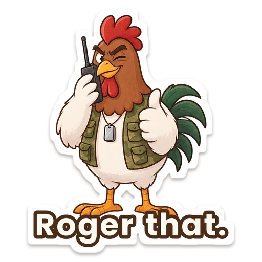 Roger that.