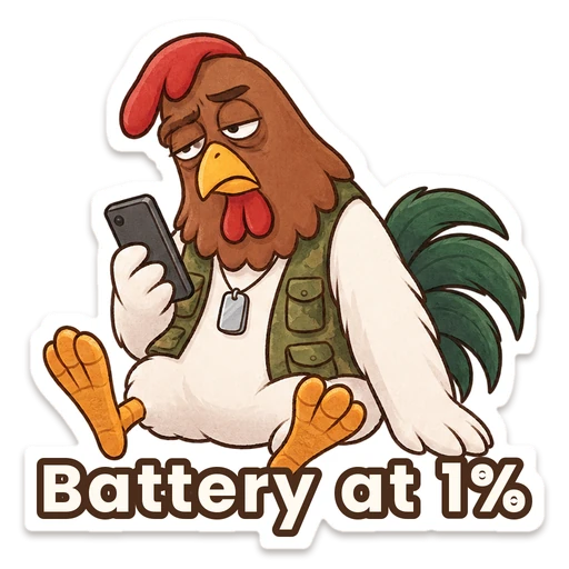 Battery at 1%