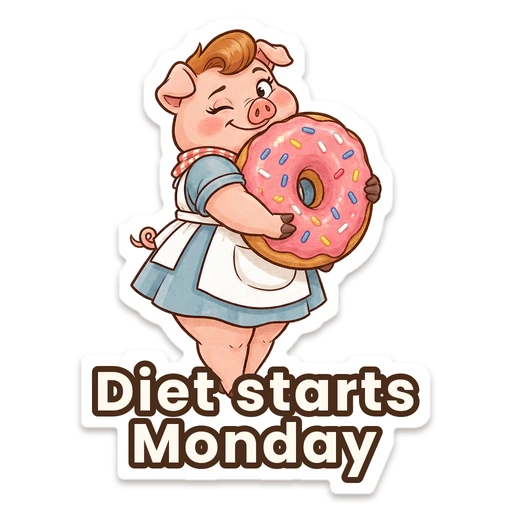 Diet starts Monday