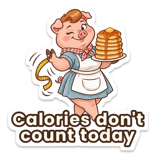 Calories don't count today