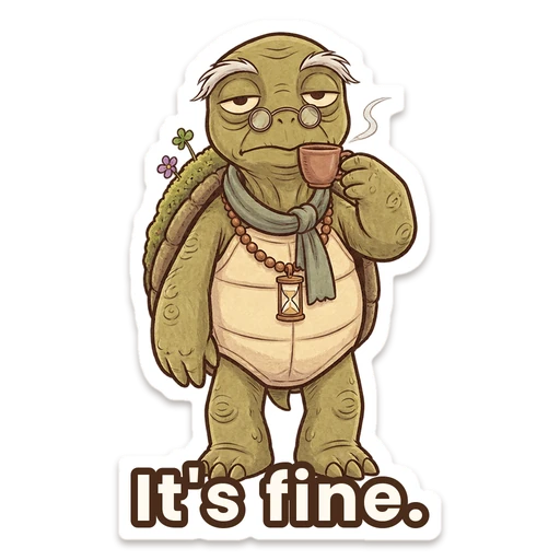 It's fine.
