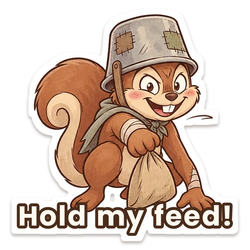 Hold my feed!